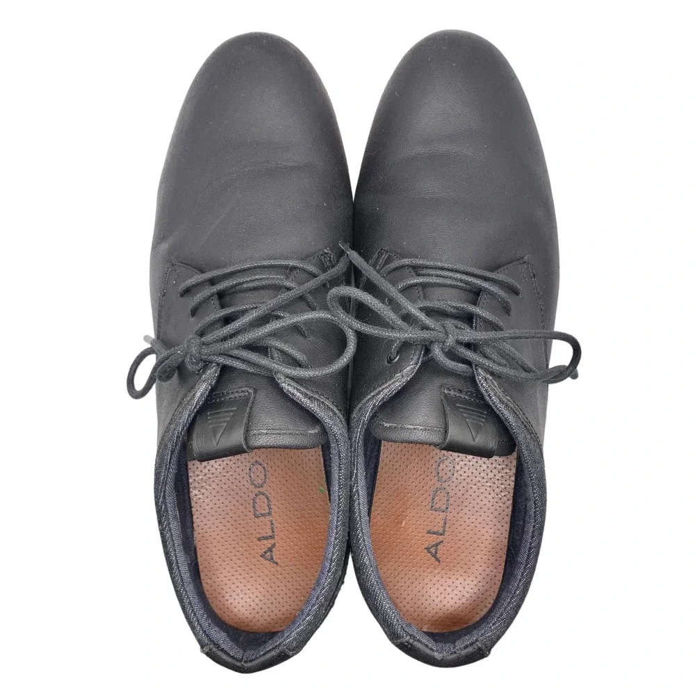 Aldo | Men | Galerisien Black Leather Oxford Dress Shoes | Size 8